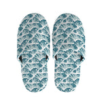 Japanese Kanagawa Wave Pattern Print Slippers