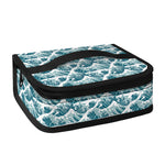 Japanese Kanagawa Wave Pattern Print Small Lunch Bag