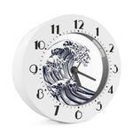 Japanese Kanagawa Wave Print Alarm Clock