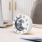 Japanese Kanagawa Wave Print Alarm Clock