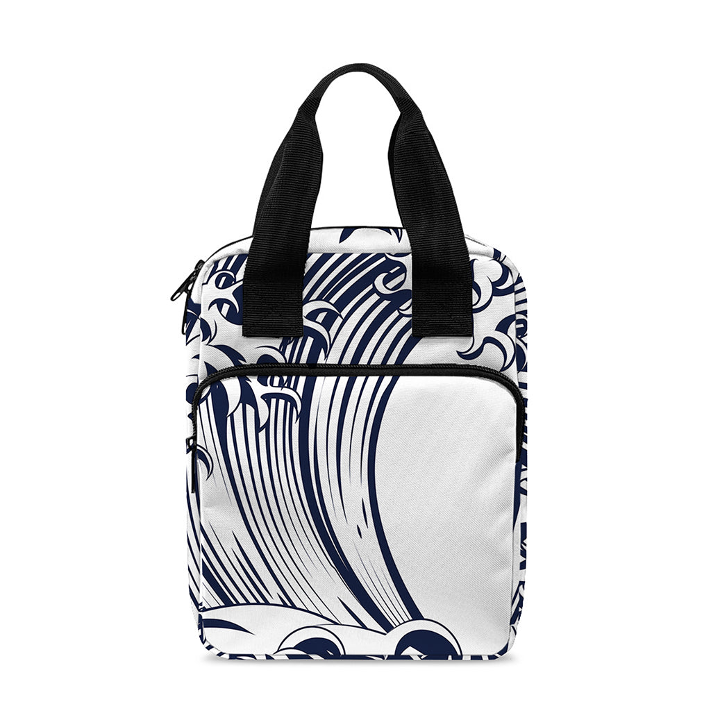 Japanese Kanagawa Wave Print Bible Tote Bag