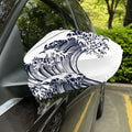 Japanese Kanagawa Wave Print Car Side Mirror Covers