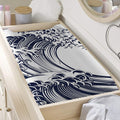 Japanese Kanagawa Wave Print Changing Pad Cover