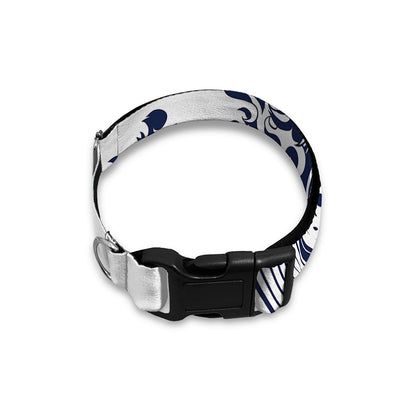Japanese Kanagawa Wave Print Dog Collar
