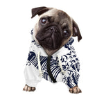 Japanese Kanagawa Wave Print Dog Zip Up Hoodie