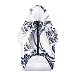 Japanese Kanagawa Wave Print Dog Zip Up Hoodie