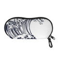 Japanese Kanagawa Wave Print Glasses Case
