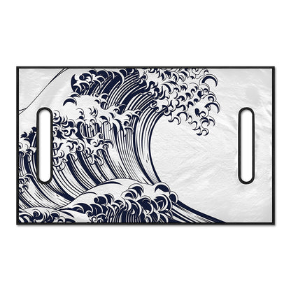 Japanese Kanagawa Wave Print Golf Cart Seat Cover