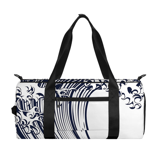 Japanese Kanagawa Wave Print Gym Bag