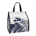 Japanese Kanagawa Wave Print Insulated Lunch Tote
