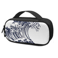 Japanese Kanagawa Wave Print Portable Cooler Travel Case