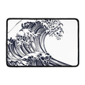 Japanese Kanagawa Wave Print Kitchen Mat