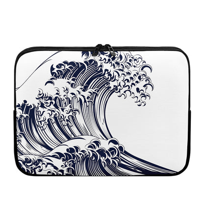 Japanese Kanagawa Wave Print Laptop Sleeve