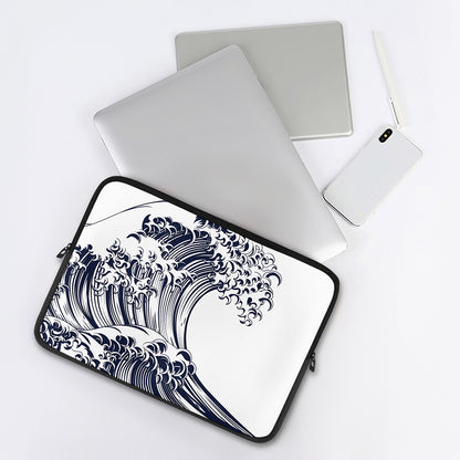 Japanese Kanagawa Wave Print Laptop Sleeve