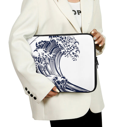 Japanese Kanagawa Wave Print Laptop Sleeve