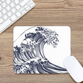 Japanese Kanagawa Wave Print Mouse Pad