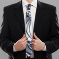 Japanese Kanagawa Wave Print Necktie