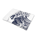 Japanese Kanagawa Wave Print Pet Cooling Mat Cover