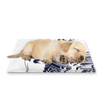 Japanese Kanagawa Wave Print Pet Cooling Mat Cover