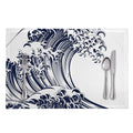 Japanese Kanagawa Wave Print Placemat