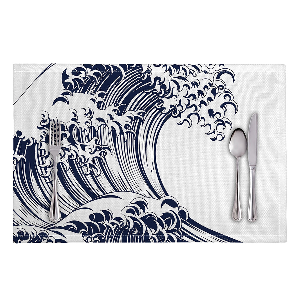 Japanese Kanagawa Wave Print Placemat
