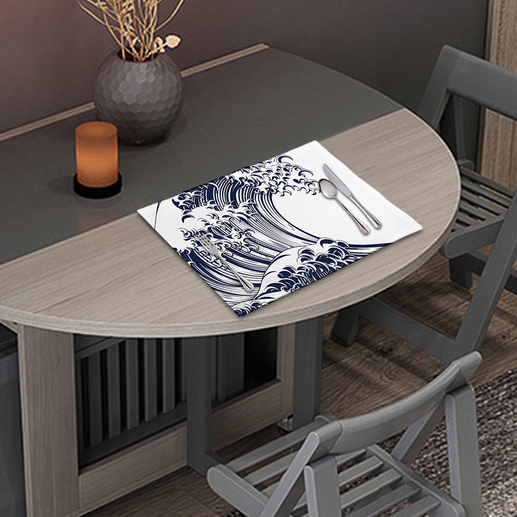 Japanese Kanagawa Wave Print Placemat