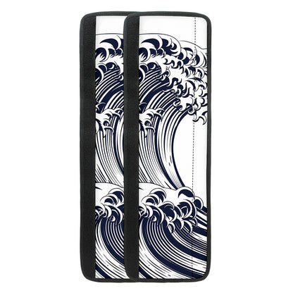 Japanese Kanagawa Wave Print Refrigerator Handle Covers