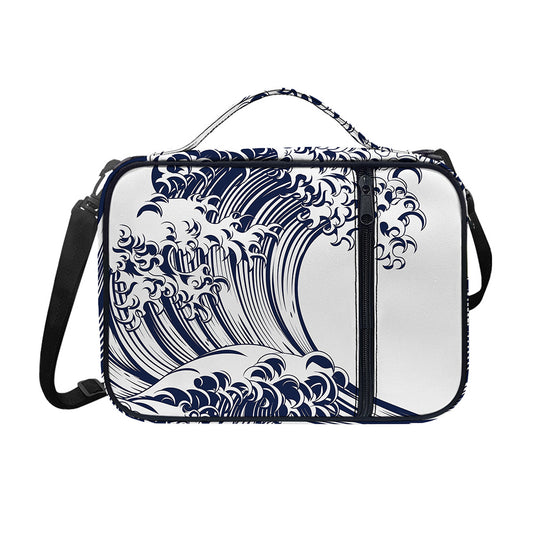 Japanese Kanagawa Wave Print Shoulder Strap Bible Bag