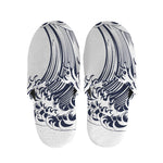 Japanese Kanagawa Wave Print Slippers