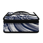 Japanese Kanagawa Wave Print Small Lunch Bag