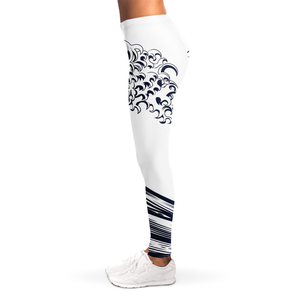Japanese Kanagawa Wave Print Women's Leggings