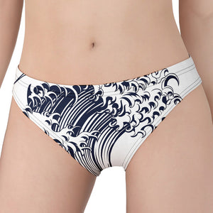 Japanese Kanagawa Wave Print Women's Panties