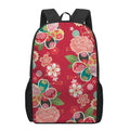 Japanese Kimono Pattern Print 17 Inch Backpack