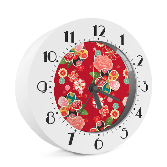 Japanese Kimono Pattern Print Alarm Clock