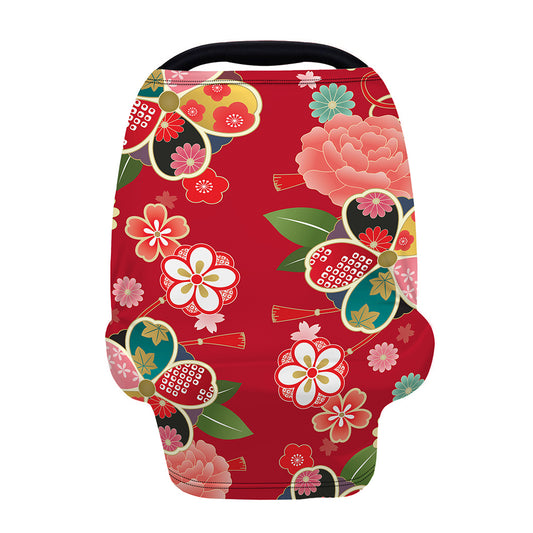 Japanese Kimono Pattern Print Baby Seat Cover