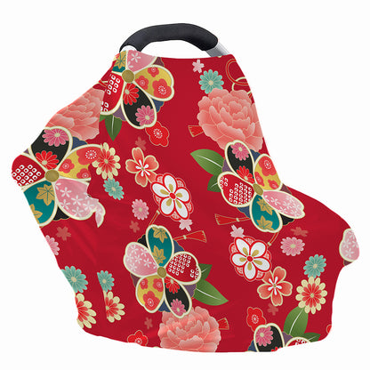 Japanese Kimono Pattern Print Baby Seat Cover