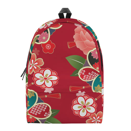 Japanese Kimono Pattern Print Backpack