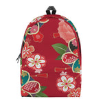 Japanese Kimono Pattern Print Backpack