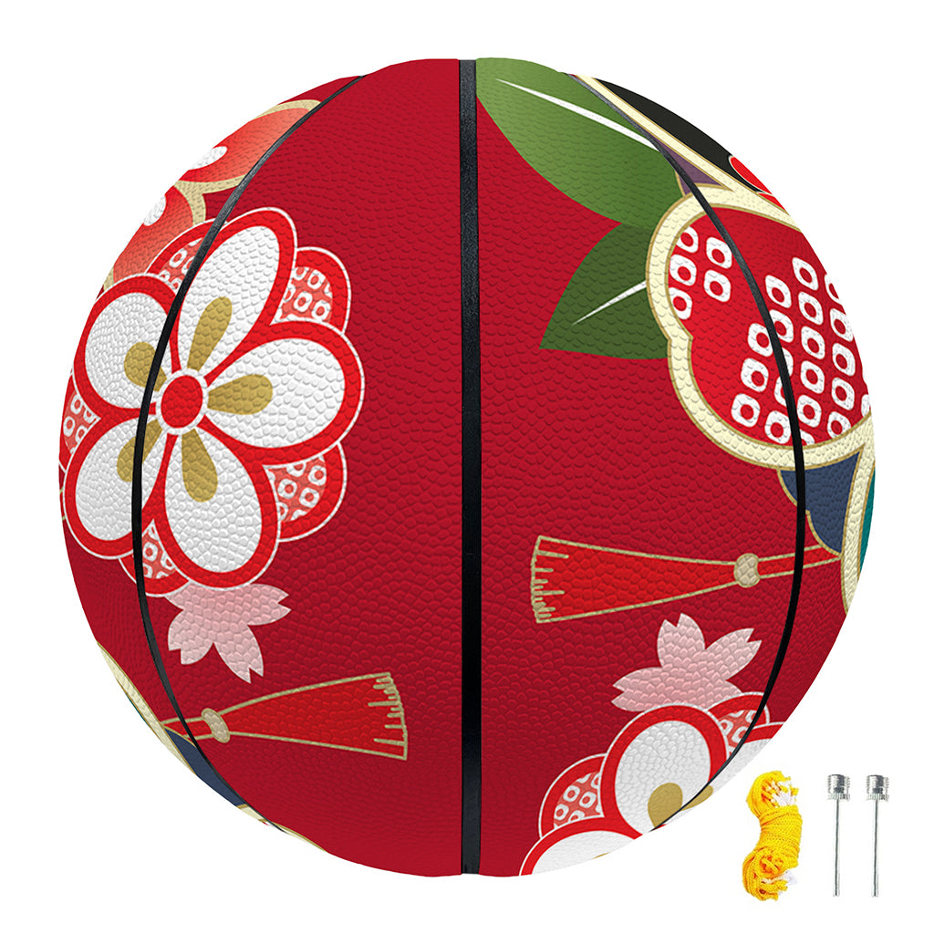 Japanese Kimono Pattern Print Basketball