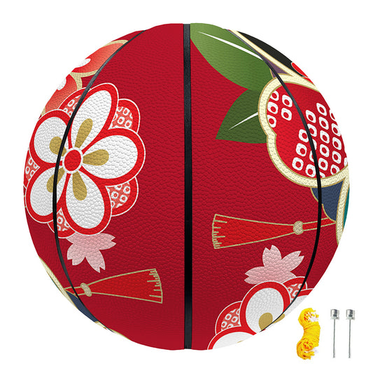 Japanese Kimono Pattern Print Basketball