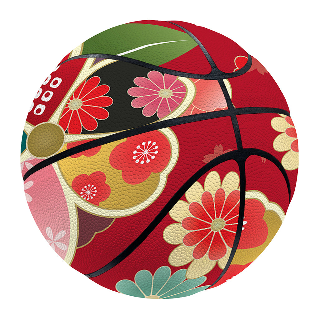 Japanese Kimono Pattern Print Basketball