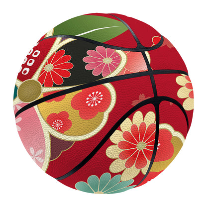 Japanese Kimono Pattern Print Basketball