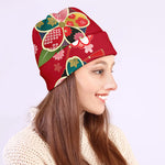 Japanese Kimono Pattern Print Beanie