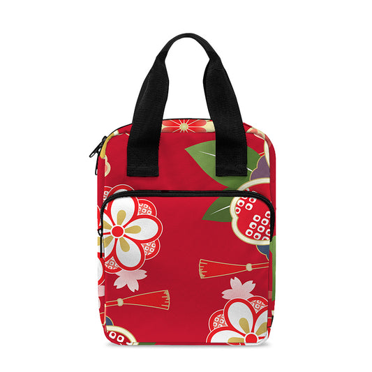 Japanese Kimono Pattern Print Bible Tote Bag