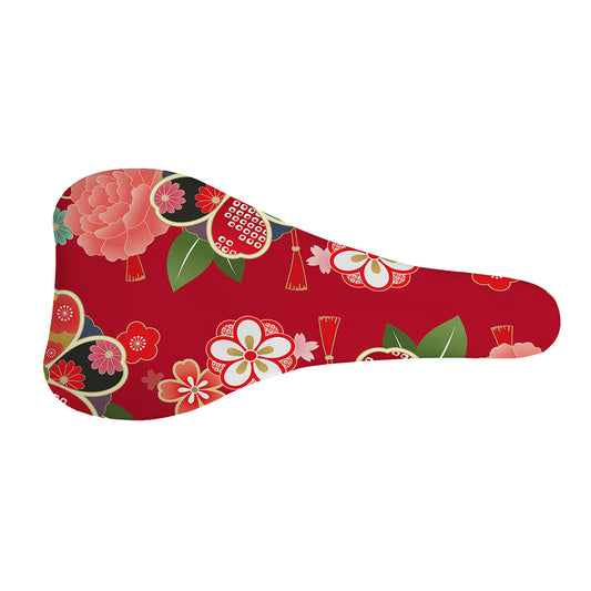 Japanese Kimono Pattern Print Bicycle Seat Cover