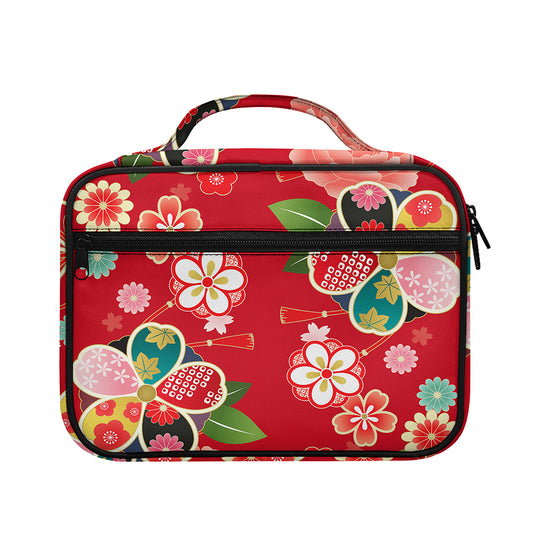 Japanese Kimono Pattern Print Briefcase Bible Bag