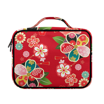 Japanese Kimono Pattern Print Briefcase Bible Bag