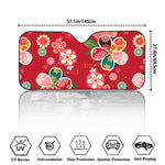 Japanese Kimono Pattern Print Car Windshield Sun Shade