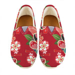 Japanese Kimono Pattern Print Casual Shoes