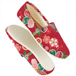 Japanese Kimono Pattern Print Casual Shoes